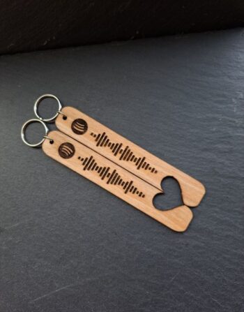 Personalised Spotify Keychain Set