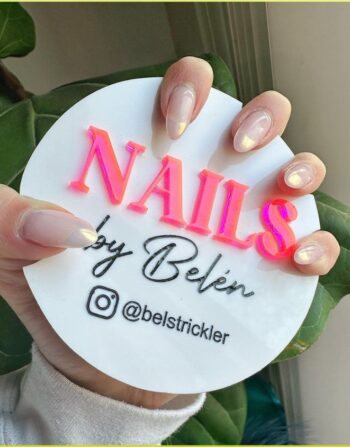 Acrylic Nailfie disk