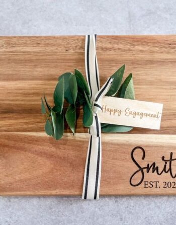 Personalized Acacia Wood Serving Board