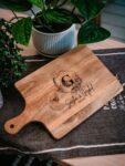 Personalised Acacia Wood Cheese Paddle Board