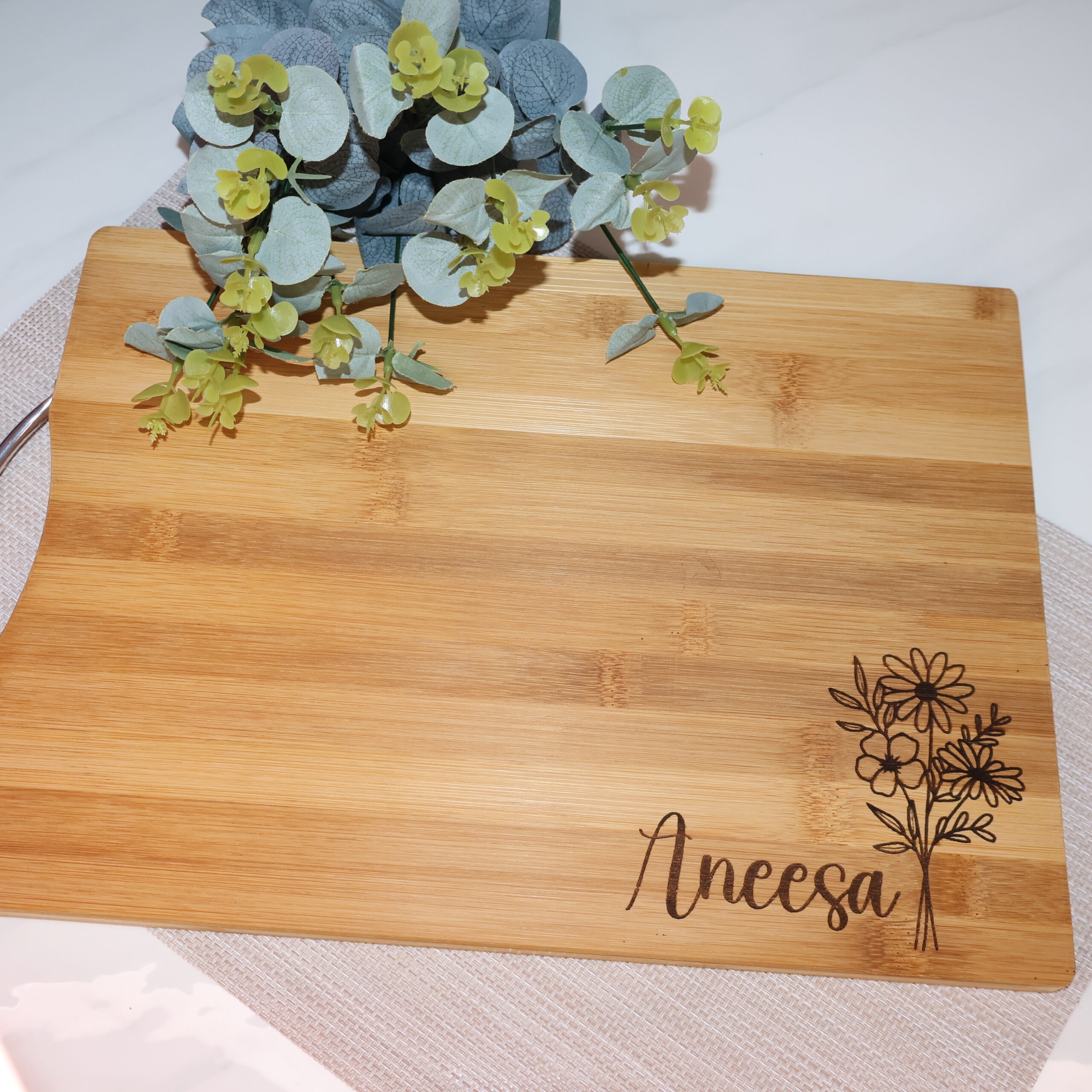 Personalised Bamboo Cutting Board