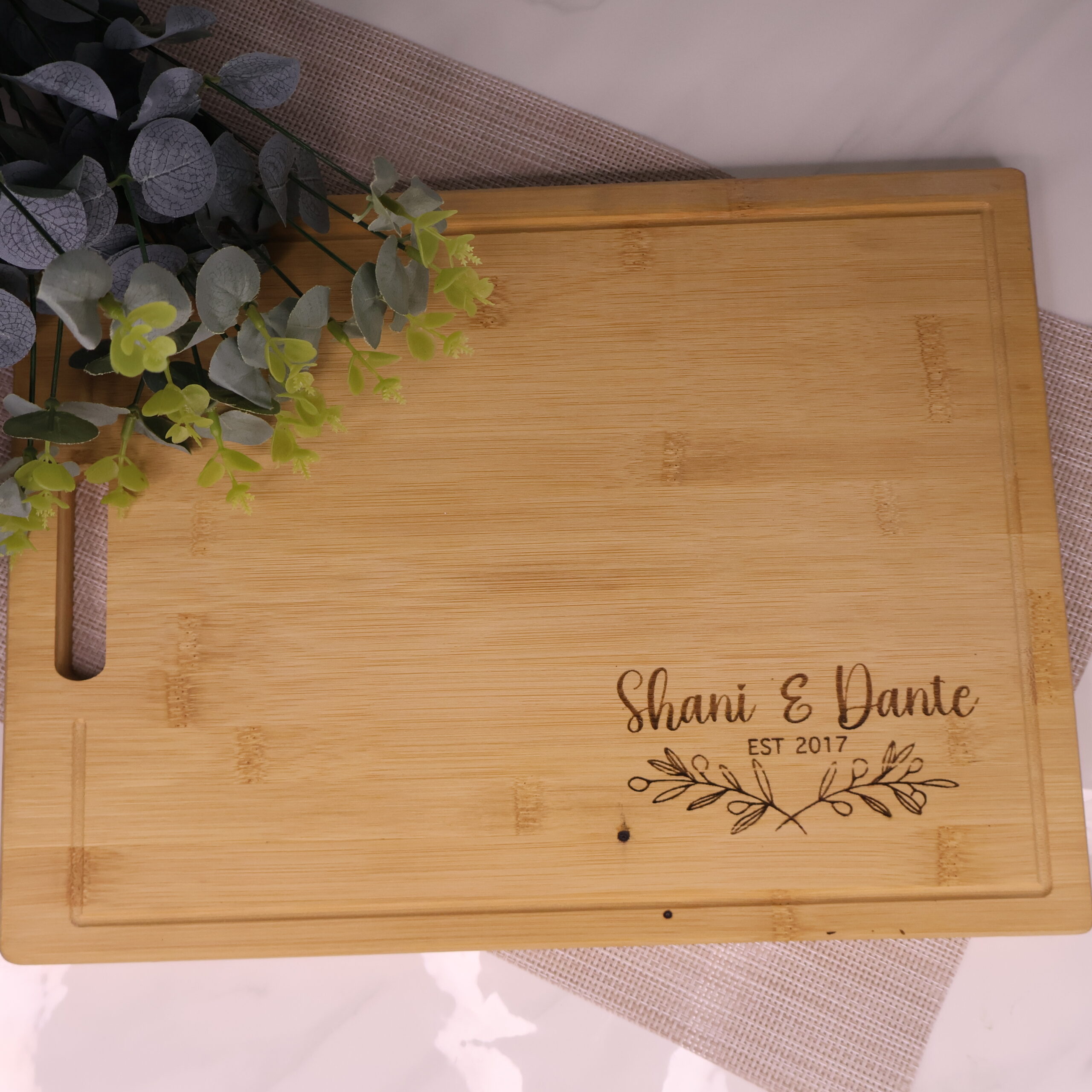 Personalised Bamboo Cutting Board
